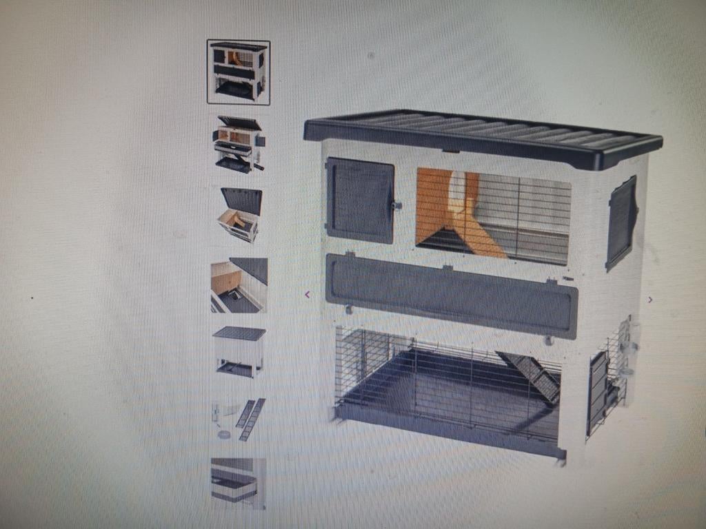 Ferplast konijnenhok ( 3stuks ), Ophalen, Gebruikt, Hok, Konijn