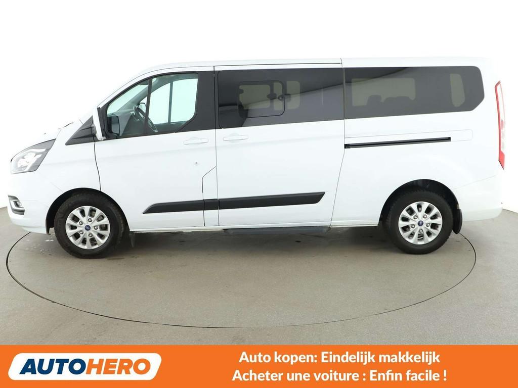 Ford Tourneo Custom 2.0 TDCi 320 L2 Trend (bj 2018), Auto's, Stof, Wit, 9 zetels, Diesel