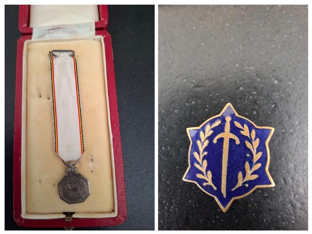 Insigne de guerre belge et médaille commémorative, Enlèvement ou Envoi