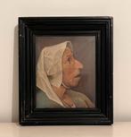 Portret - Hoofd van een boerin, Antiek en Kunst, Kunst | Schilderijen | Klassiek, Ophalen of Verzenden