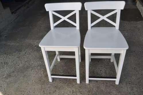 Lot de 2 chaises haute ikéa, Comme neuf, Deux, Enlèvement, Bois