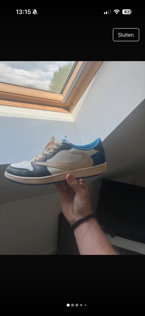 Travis scott dunk, Kleding | Heren, Schoenen, Ophalen of Verzenden, Zo goed als nieuw