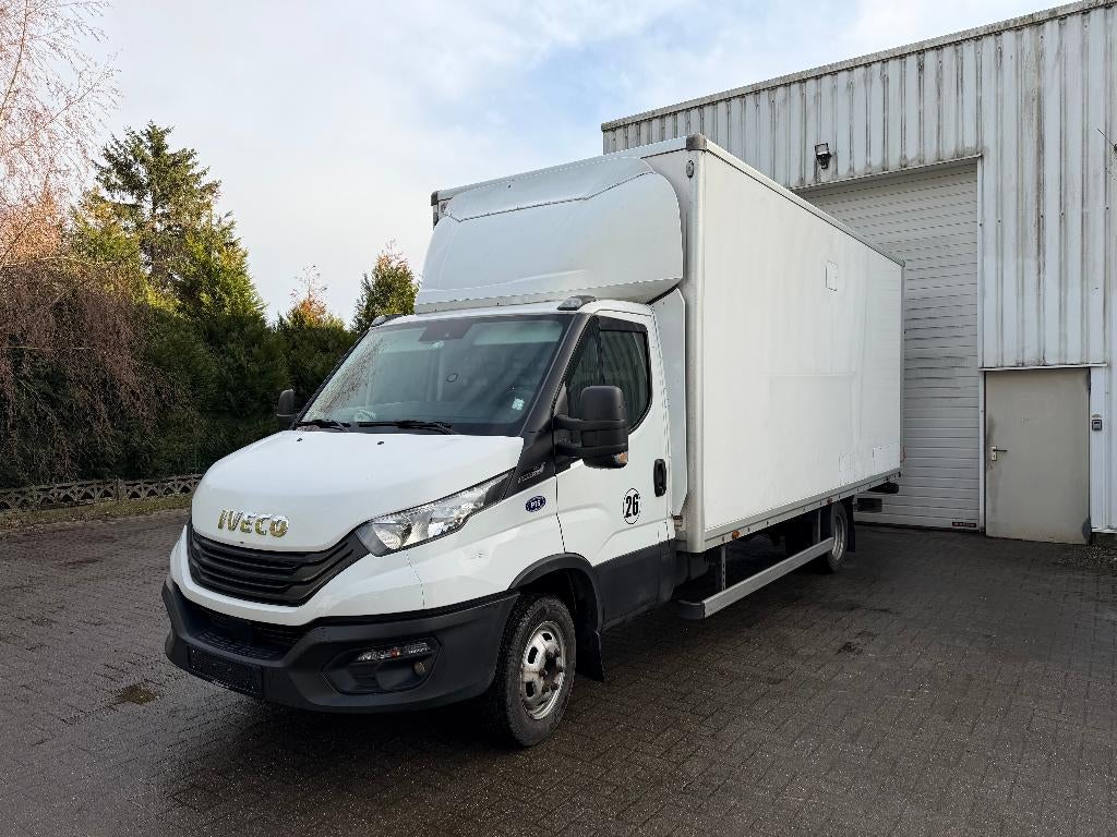Iveco Daily 50C35HA8 V — Coffre à meuble avec hayon, Euro 6, Entreprise, Noir, 2 portes