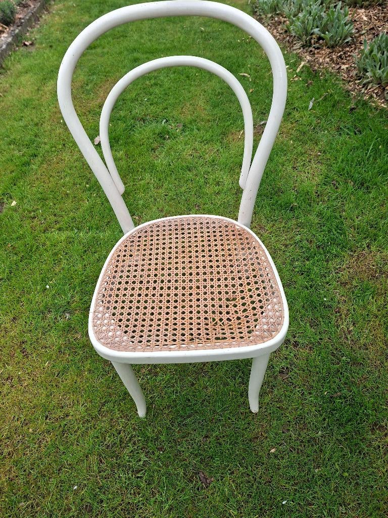 Witte stoel, Huis en Inrichting, Stoelen, Ophalen, Gebruikt, Eén, Hout