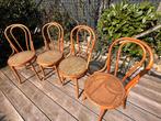 vintage originele Thonet stoelen, Ophalen, Gebruikt, Bruin, Vier