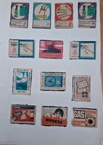 176 étiquettes d'allumettes de la RDA. 1960., Enlèvement ou Envoi