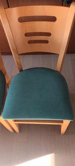 4 stoelen, Ophalen, Gebruikt, Bruin, Stof