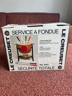 Le creuset fondue set, Electroménager, Fondue, Enlèvement, Utilisé, Brûleur, Service à fondue
