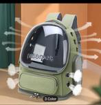 rugzak met draagzak voor katten, Ophalen, Nieuw, Groen