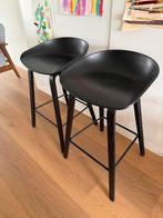 HAY AAS32 krukken zwart, Ophalen, Gebruikt, Met voetsteun, 60 tot 90 cm