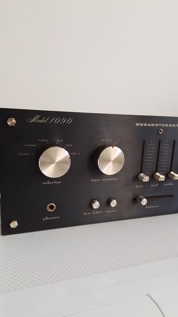 VINTAGE MARANTZ VERSTERKER MODEL 1090 BLACK EDITION, Audio, Tv en Foto, Versterkers en Ontvangers, Ophalen, Marantz