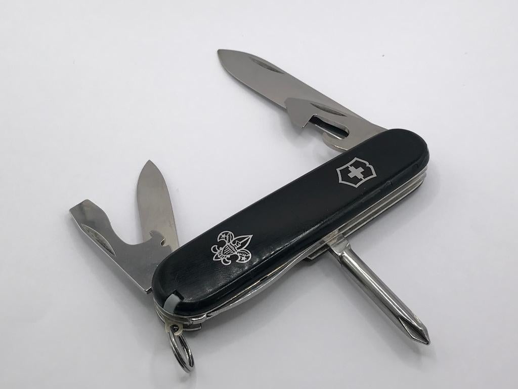 VICTORINOX Boy Scouts of America Black Tinker Fleur de Lis, Caravans en Kamperen, Kampeergereedschap, Gebruikt, Verzenden