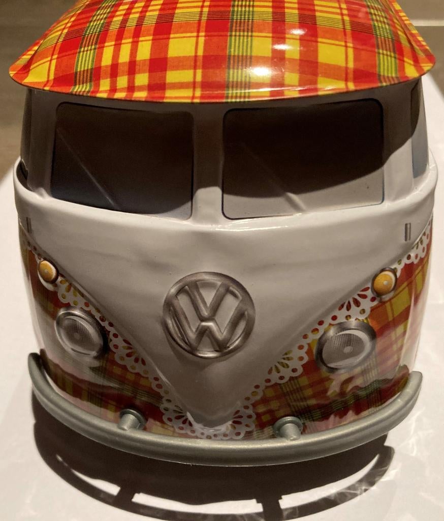 Metalen verzamelblikken auto’s VW & brandweer Tin Toys, Verzamelen, Ophalen of Verzenden, Zo goed als nieuw, Koek(jes), Overige merken