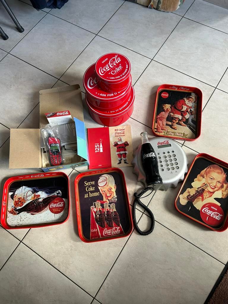 Verzameling coca cola, Ophalen, Zo goed als nieuw