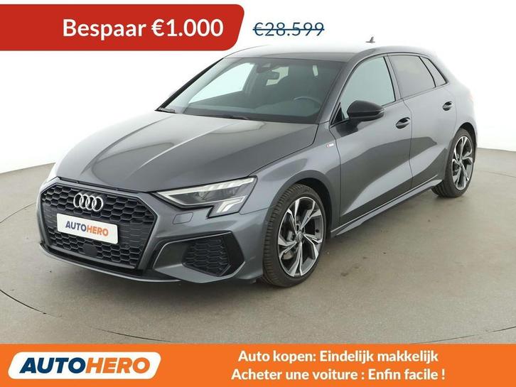 Audi A3 35 TDI S line (bj 2021, automaat), Auto's, Audi, Te koop, A3, ABS, Adaptive Cruise Control, Airbags, Airconditioning, Android Auto