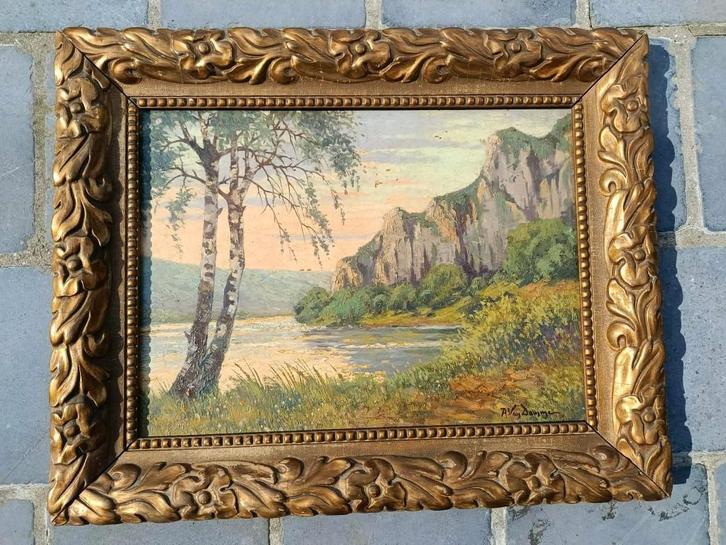 Tableau - Ile de Dave - Anita Vandamme, Antiquités & Art, Art | Peinture | Classique, Enlèvement