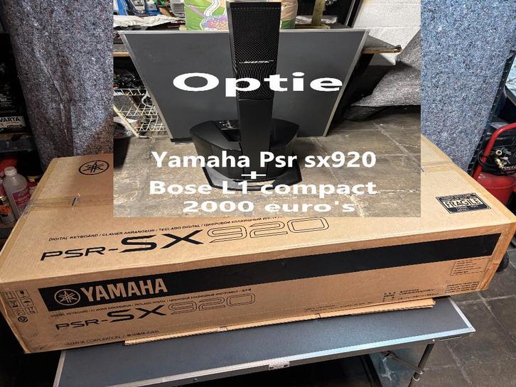 Yamaha Psr sx920+Yamaha Ks-sw 100watt sub met dozen,facturen, Muziek en Instrumenten, Synthesizers, Zo goed als nieuw, 61 toetsen