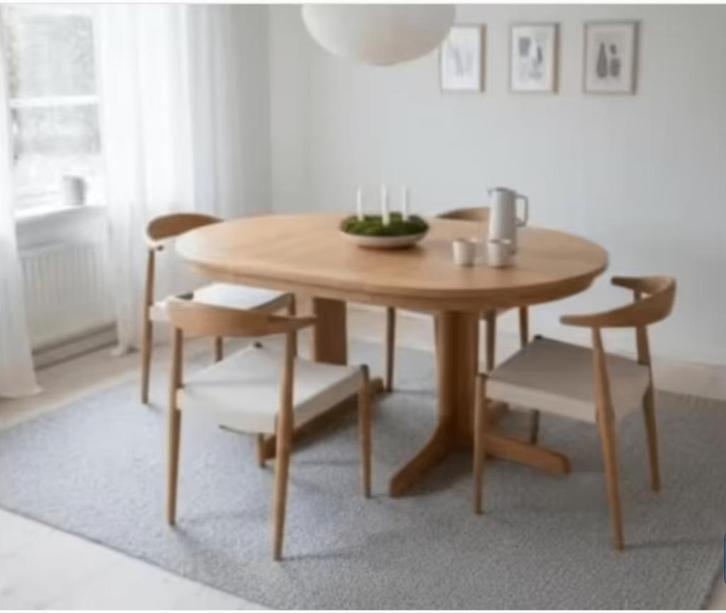 vintage EETTAFEL vadenberghe pauvers, Huis en Inrichting, Tafels | Eettafels, Gebruikt, Ophalen