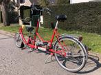 Kind-ouder-fiets, Fietsen en Brommers, Fietsen | Tandems, Ophalen, Gebruikt, Minder dan 10 versnellingen