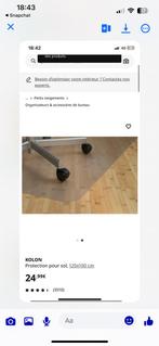 Protection de sol pour chaise de bureau, Enlèvement, Comme neuf, Autres couleurs, Chaise de bureau