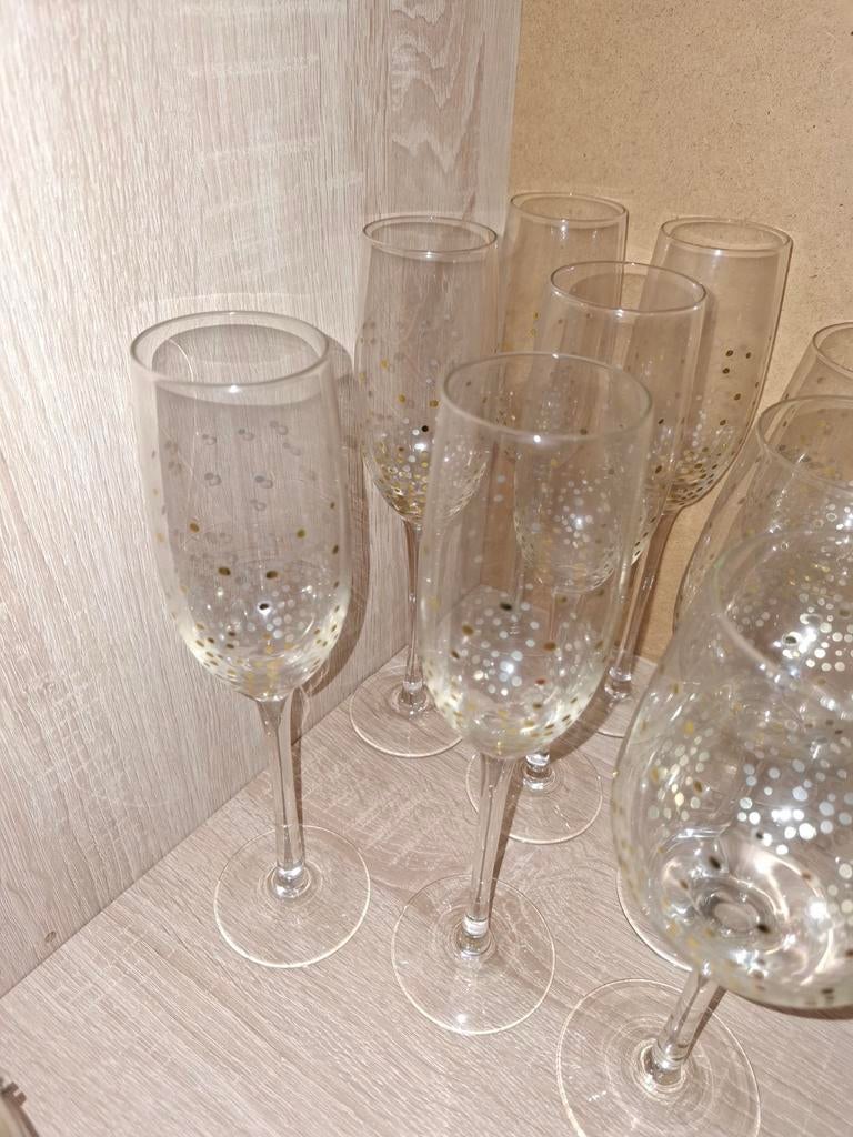 6 flûtes à champagne