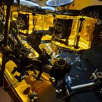 Pearl crystal beat acryl drumstel in led uitvoering in zgst, Ophalen, Zo goed als nieuw