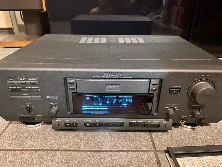 Philips DCC 900 prototype 2, Audio, Tv en Foto, Cassettedecks, Enkel, Philips, Auto-reverse, Tiptoetsen, Tape counter, Ophalen of Verzenden