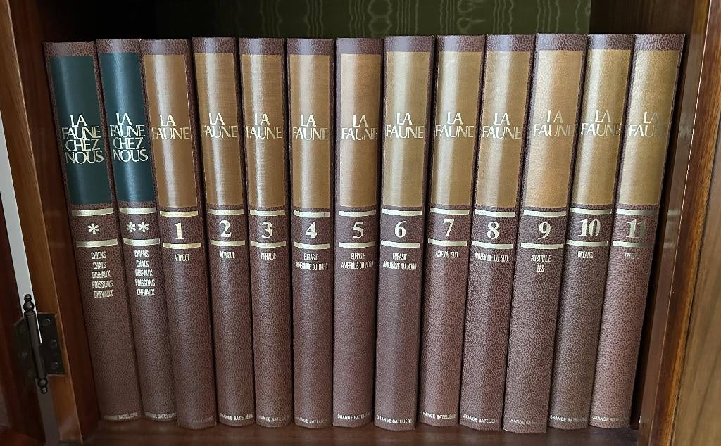 Oude encyclopedie Wildlife in 13 delen, Boeken, Ophalen, Complete serie, Zo goed als nieuw, La Faune