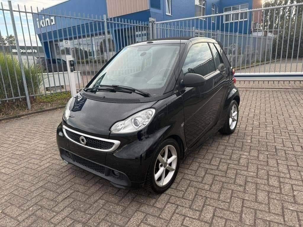 SMART FOR TWO / 1.0 TURBO / CABRIOLET/ LEZ OK, Auto's, Smart, Automaat, Euro 5, Achterwielaandrijving, Zwart