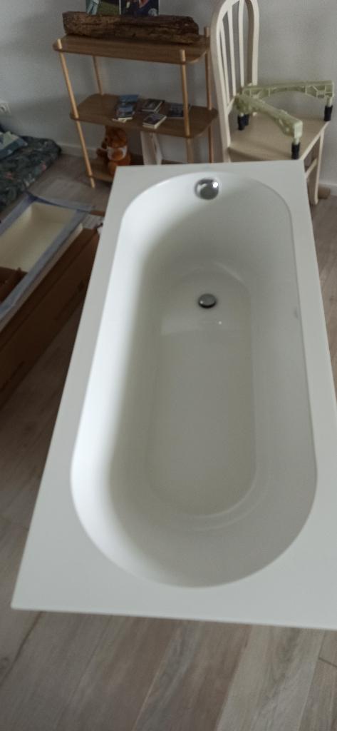 bad Villeroy&Boch, Bricolage & Construction, Sanitaire, Enlèvement, Utilisé, Chrome, Baignoire