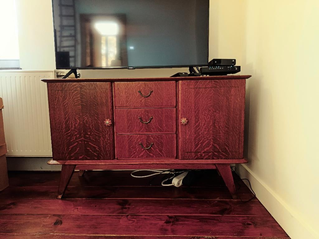 Beau meuble tv vintage, Maison & Meubles, Enlèvement, Utilisé