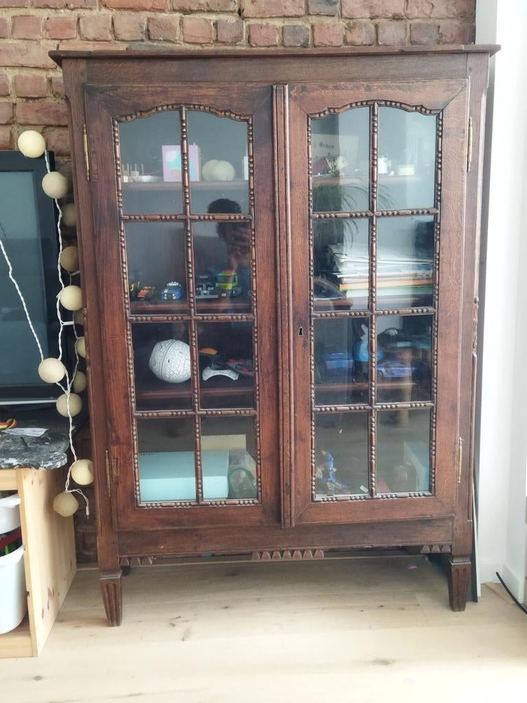 Belle ancienne armoire vitrine, Enlèvement