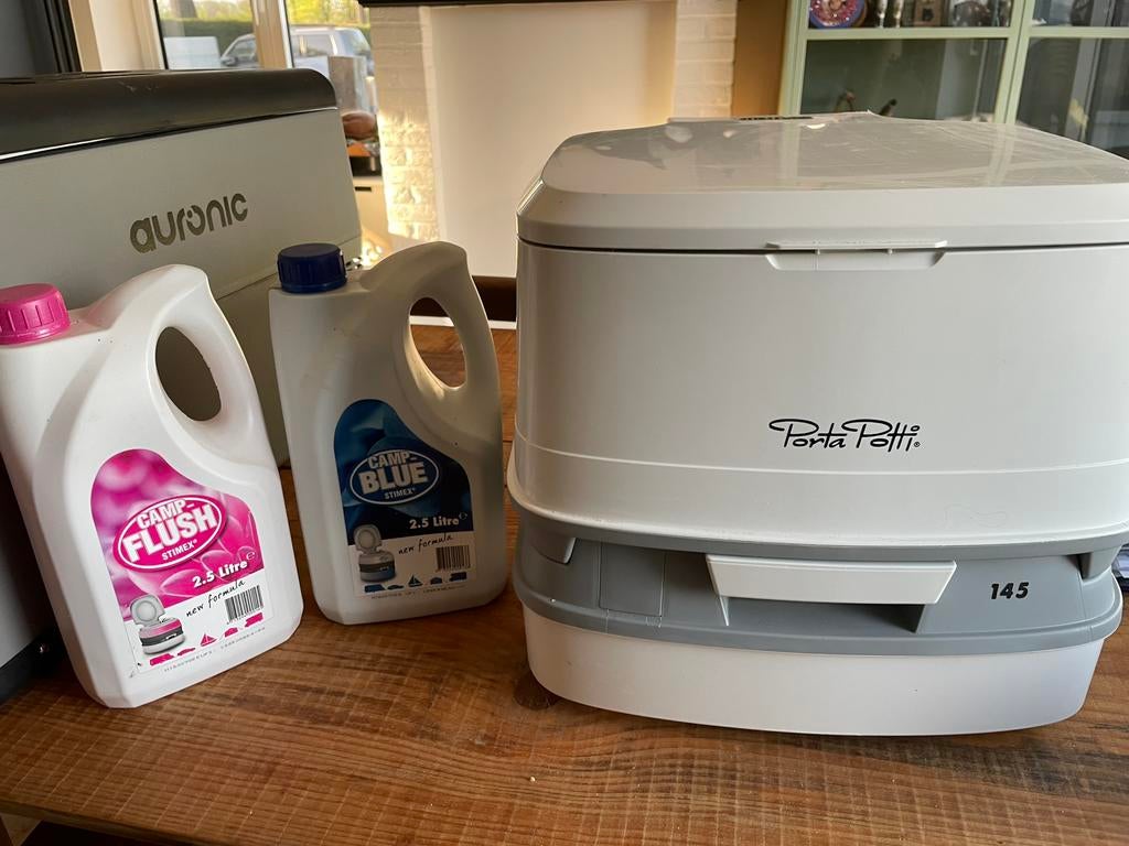 Nieuwe porta potti + producten, Caravanes & Camping, Enlèvement