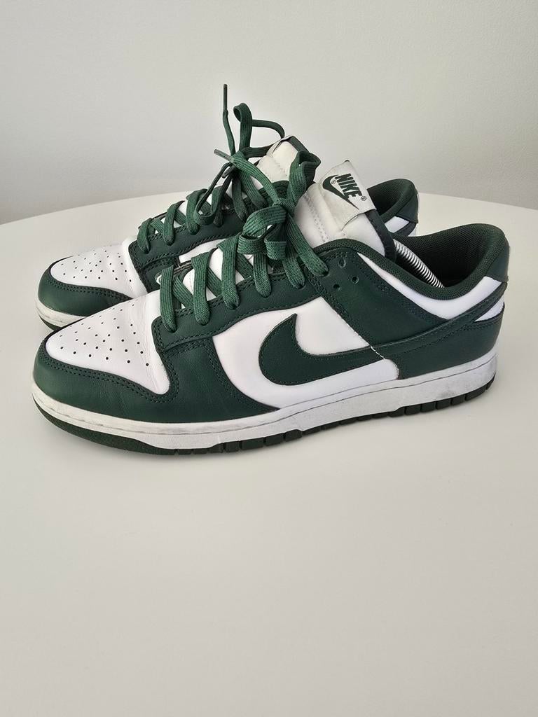 Nike Dunk Low Retro 44, Nike, Porté, Blanc, Baskets