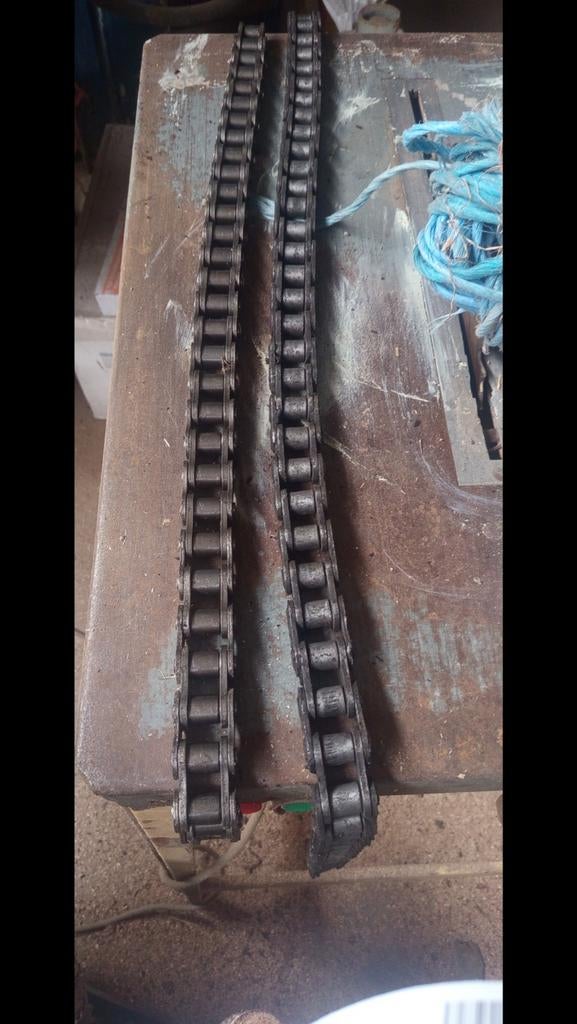 Rolketting, ketting voor mestkar, Enlèvement