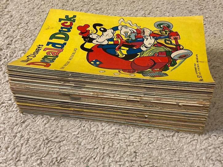 41x Donald Duck Weekblad - Jaargang 1961 - Kan per stuk, Livres, BD, Utilisé, Plusieurs BD, Enlèvement ou Envoi