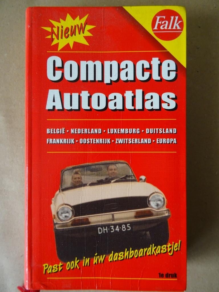 Autoatlas Falk Compacte Atlas Falk Europe 1ère édition 2001, Livres, Atlas & Cartes géographiques, Comme neuf, Autres types, Europe autre