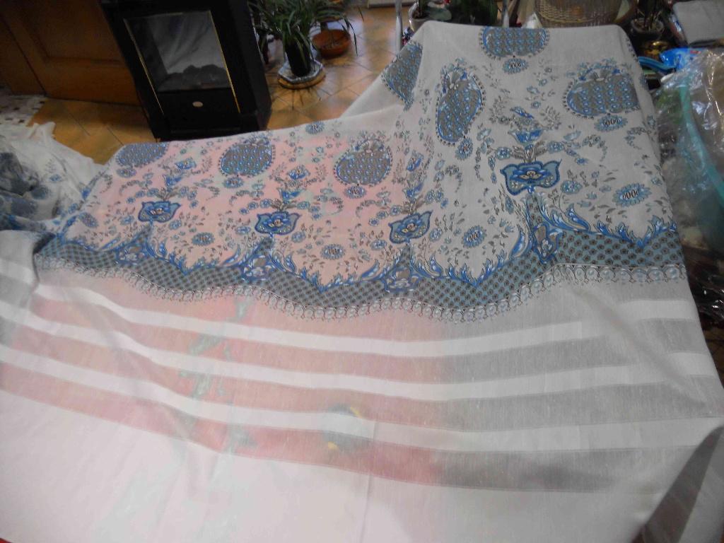 Tenture, Huis en Inrichting, Stoffering | Gordijnen en Lamellen, Ophalen of Verzenden, Nieuw, Blauw