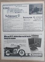 papieren advertentie Kawasaki KH 125 / Z 200, Enlèvement ou Envoi