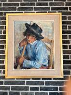 Georges Steel 1977 schilderij Kind op Stoel, Enlèvement