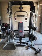 Complete homegym – Domyos +gewichten + verstelbare dumbbells, Sport en Fitness, Fitnessmaterialen, Ophalen, Gebruikt, Benen