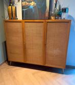 Rotan dressoir - design kast, Ophalen, 150 tot 200 cm, Modern, Japandi of boho, rotan, midcentury, 25 tot 50 cm