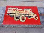 Origineel usa bord, tin sign van Pankey Oils nothing better⛽, Enlèvement ou Envoi, Utilisé, Panneau publicitaire