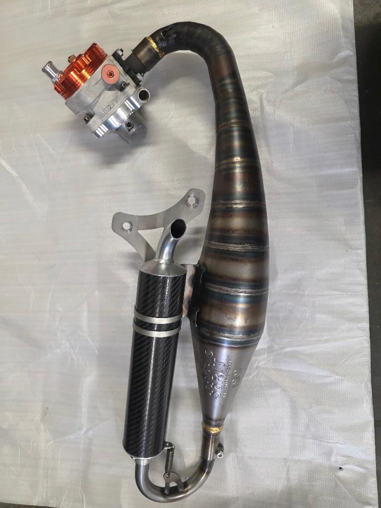 Stage6 cilinder kit + uitlaat., Fietsen en Brommers, Ophalen of Verzenden, Gebruikt, Cilinder