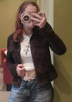 ARMA Suede Trucker Jasje - Bruin - Maat 38, Kleding | Dames, Jassen | Winter, Bruin, Zo goed als nieuw, ARMA, Ophalen