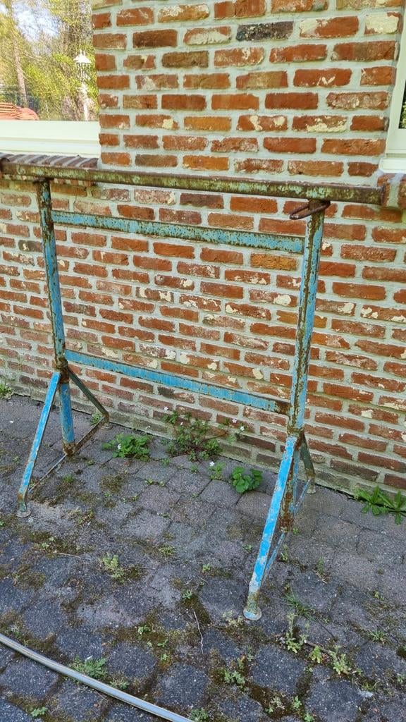 4 metsers schragen / ezels €15/stuk, Doe-het-zelf en Bouw, Steigers, Ophalen, Gebruikt, Overige typen, Minder dan 2 meter
