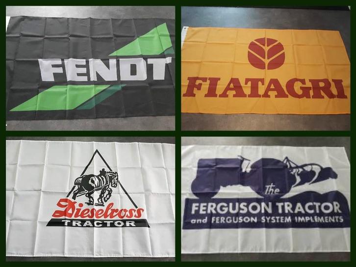 Tractor garage reclame decoratie vlag vlaggen, Diversen, Vlaggen en Wimpels, Nieuw, Ophalen of Verzenden