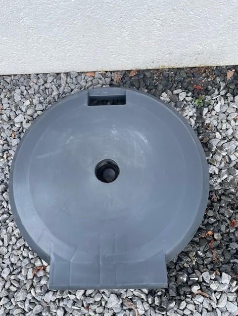 Zware parasolvoet met wieltjes, Tuin en Terras, Parasols, Ophalen, Zo goed als nieuw, Parasolvoet