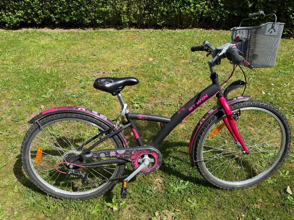 Btwin vélo fille / ado B'Twin - 24 pouces - Poply 500, Ophalen, Zo goed als nieuw, 24 inch, Versnellingen