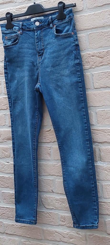 Jeansbroek maat 40 denim, Kleding | Dames, Spijkerbroeken en Jeans, Denim, Blauw, Ophalen of Verzenden, Zo goed als nieuw